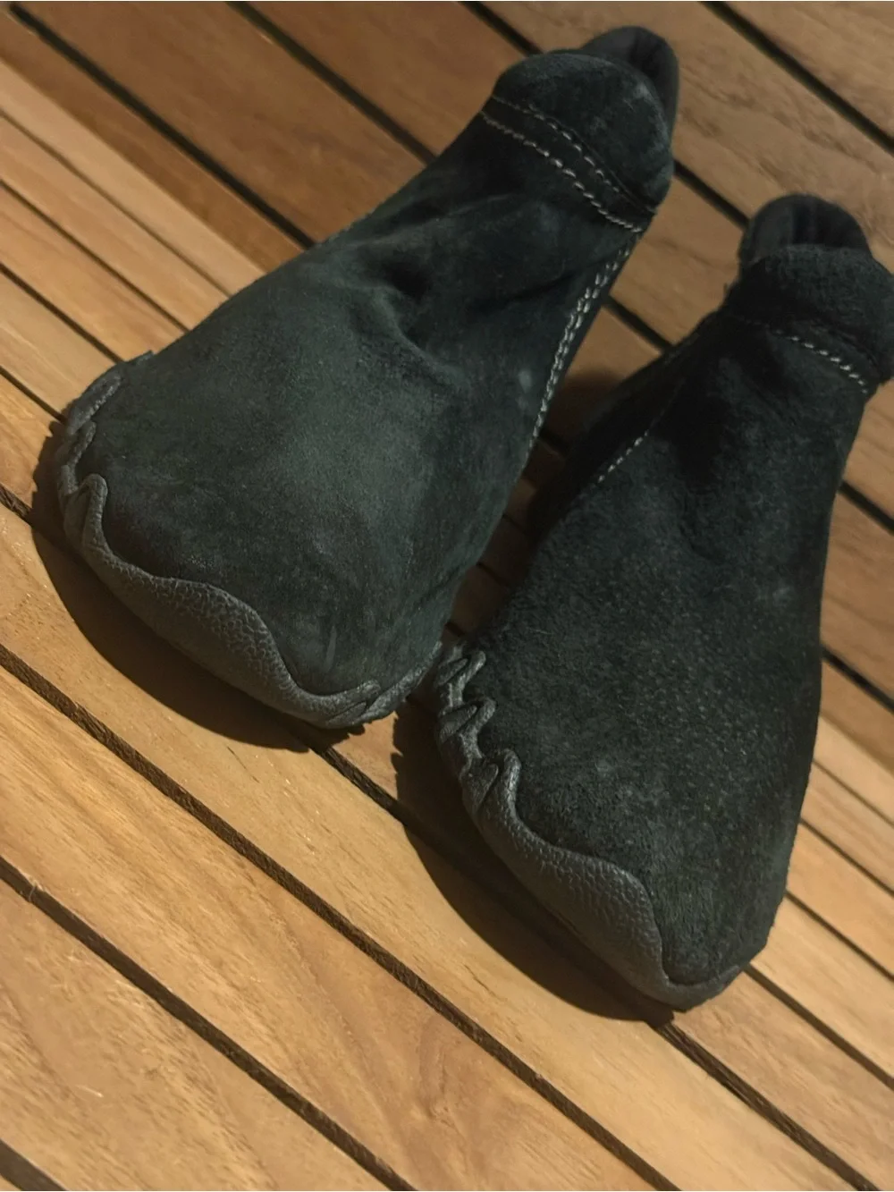 Skechers Relaxed Fit Bikers-Londoner ankle boots in black suede - Picture 4 of 8